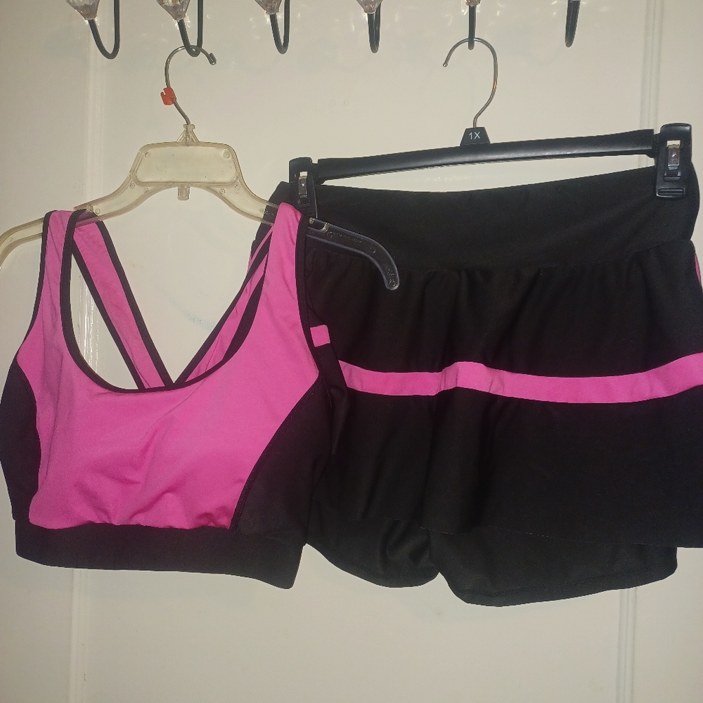 2 piece shein workout outfit